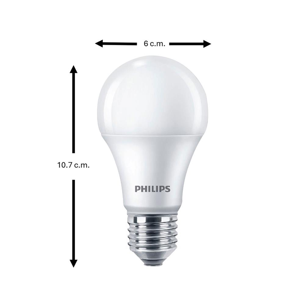 หลอด LED PHILIPS ESSENTIAL 13 วัตต์ DAYLIGHT E27 แพ็ก 2 ชิ้น