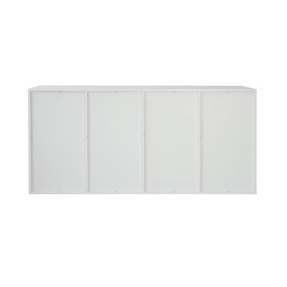 ตู้เตี้ยบานผสม 8 ช่อง LOOMS 19212212 160 ซม. สีขาว