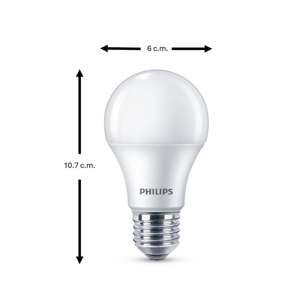 หลอด LED PHILIPS ESSENTIAL 7 วัตต์ WARM WHITE E27 แพ็ก 2 ชิ้น