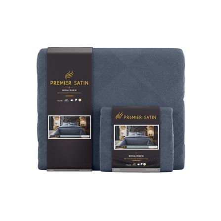 ชุดผ้าปูที่นอน 5 ฟุต 6 ชิ้น PREMIER SATIN ROYAL TOUCH PRINT PC141_4