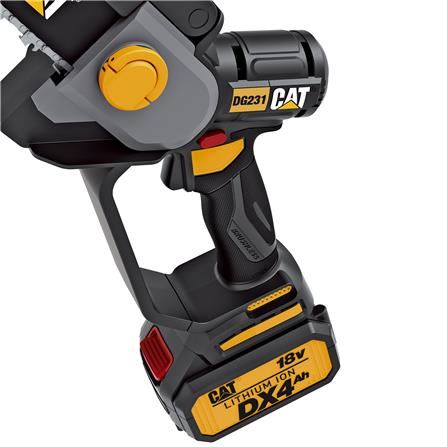 เลื่อยโซ่ไร้สาย (พร้อมแบตเตอรี่) CAT DG231 18 โวลต์ 4.7 นิ้ว_2