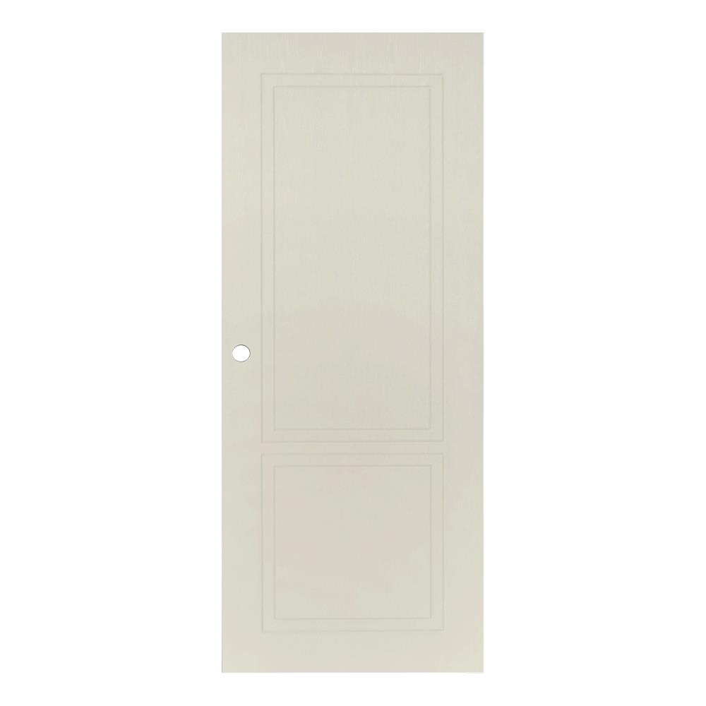 ประตูภายนอก UPVC เจาะลูกบิด MODERNWOOD MWN025 80x200 ซม. สีเบจ