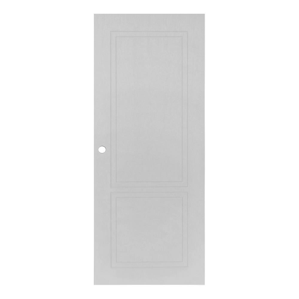 ประตูภายนอก UPVC เจาะลูกบิด MODERNWOOD MWN025 80x200 ซม. สีเทา