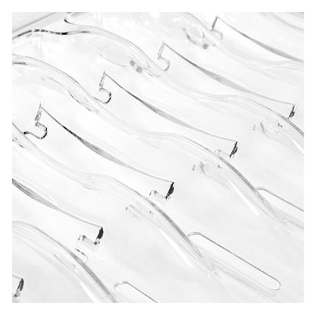 ชั้นคว่ำจานพลาสติก 1 ชั้น KECH WATERY สีใส_3