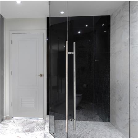 ประตูห้องน้ำ UPVC MODERNWOOD MLIR025 70X200 ซม. สีเทา เจาะลูกบิด_3