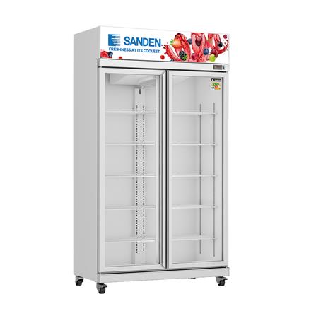 ตู้เครื่องดื่ม 2 ประตู SANDEN SMI-800 27 คิว สีขาว_2