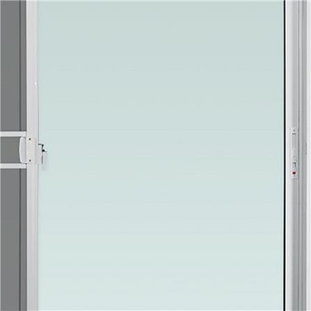 ประตูบานเลื่อน อะลูมิเนียม S-S มุ้ง AZLE PLUS 200x205 ซม. สีขาว_2