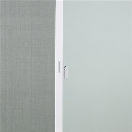 หน้าต่างบานเลื่อน อะลูมิเนียม S-S มุ้ง AZLE PLUS 100x110 ซม. สีขาว_1