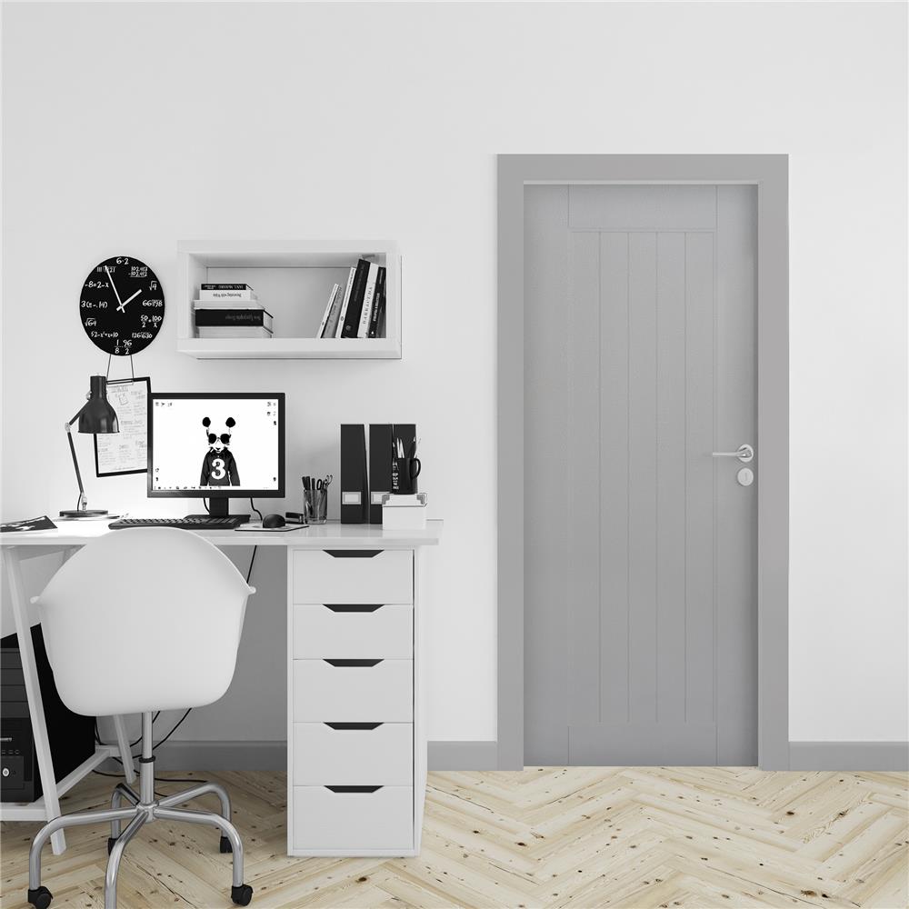 วงกบประตู UPVC MODERNWOOD 80X200 ซม. สีเทา