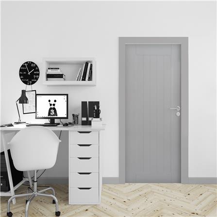 วงกบประตู UPVC MODERNWOOD 80X200 ซม. สีเทา_3