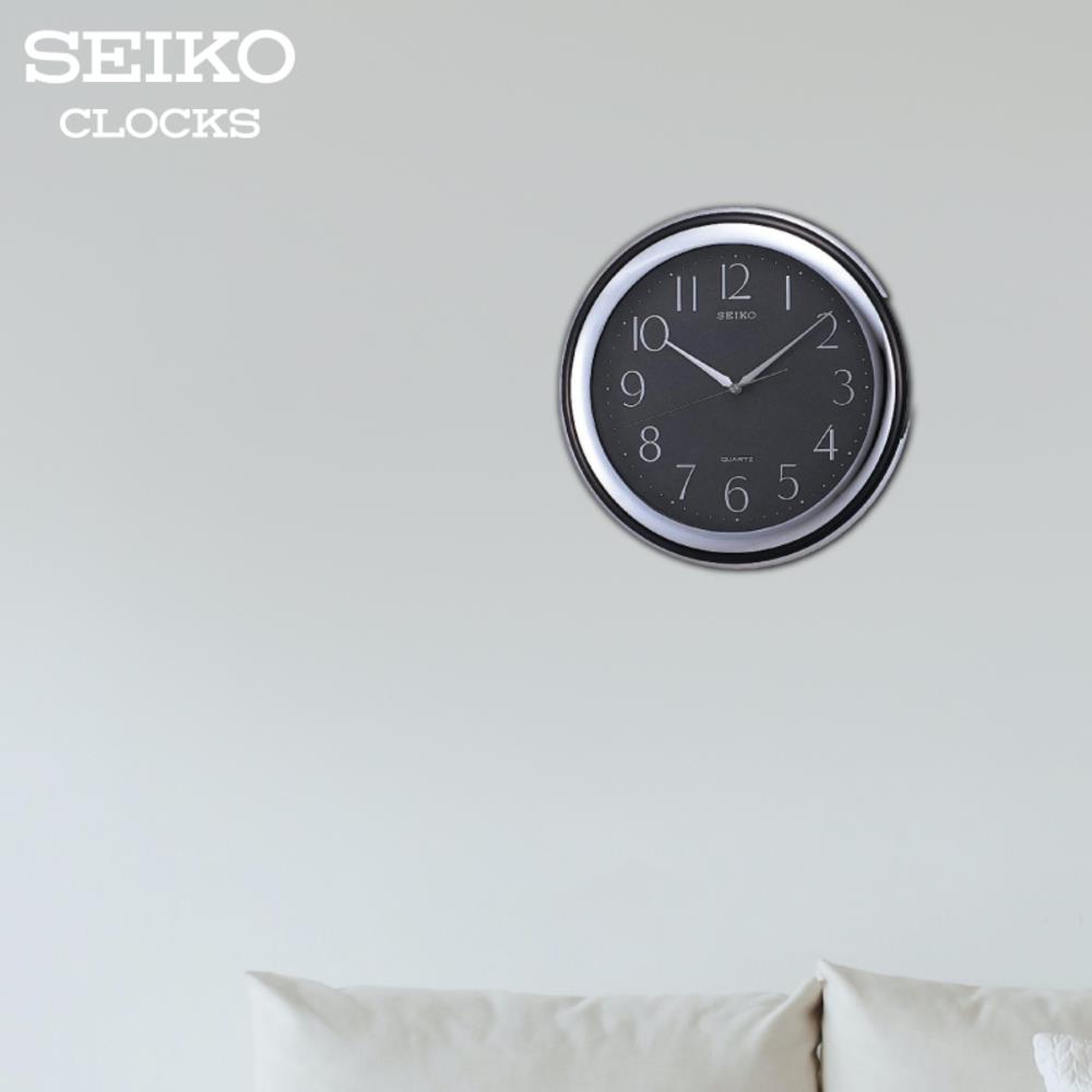 นาฬิกาแขวน SEIKO CLOCKS QXA261K 11.4 นิ้ว สีดำ