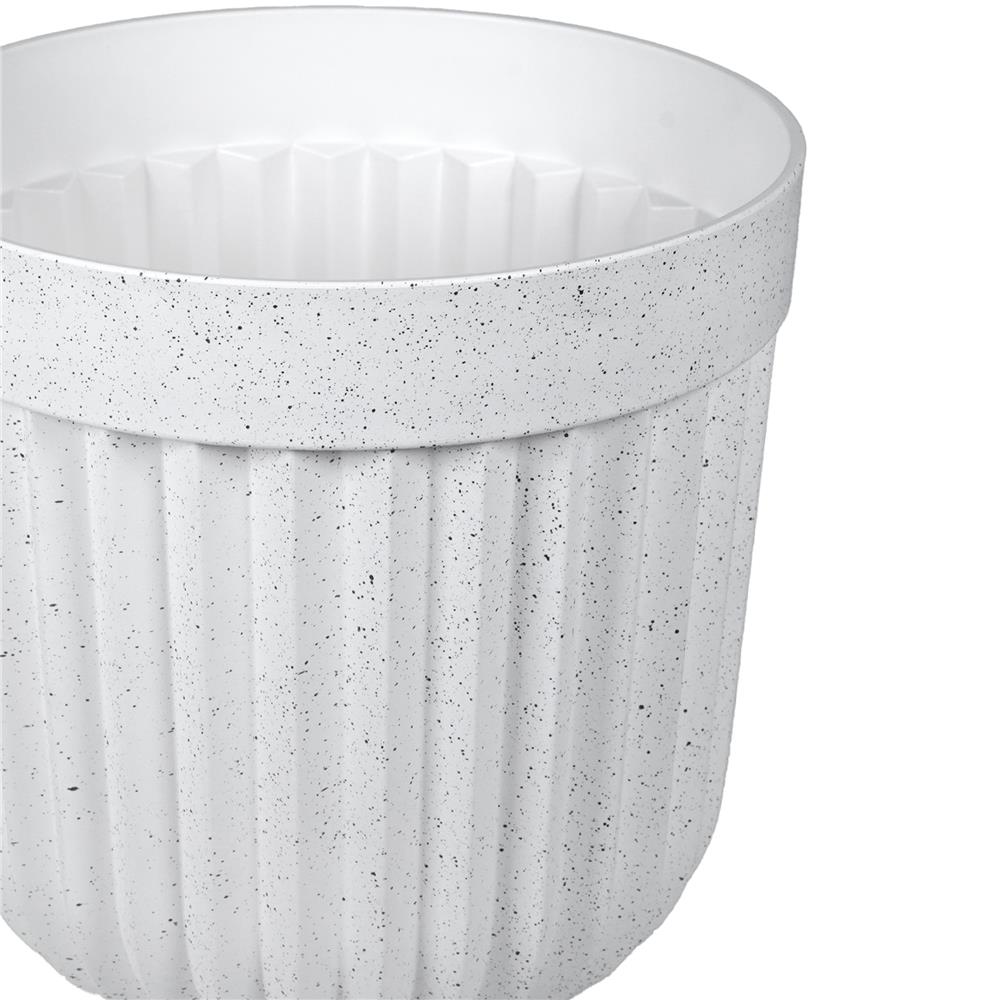 กระถางพลาสติก SPRING BONNIE 25 ซม. สีขาว