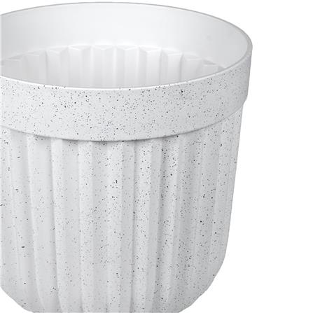 กระถางพลาสติก SPRING BONNIE 25 ซม. สีขาว_2