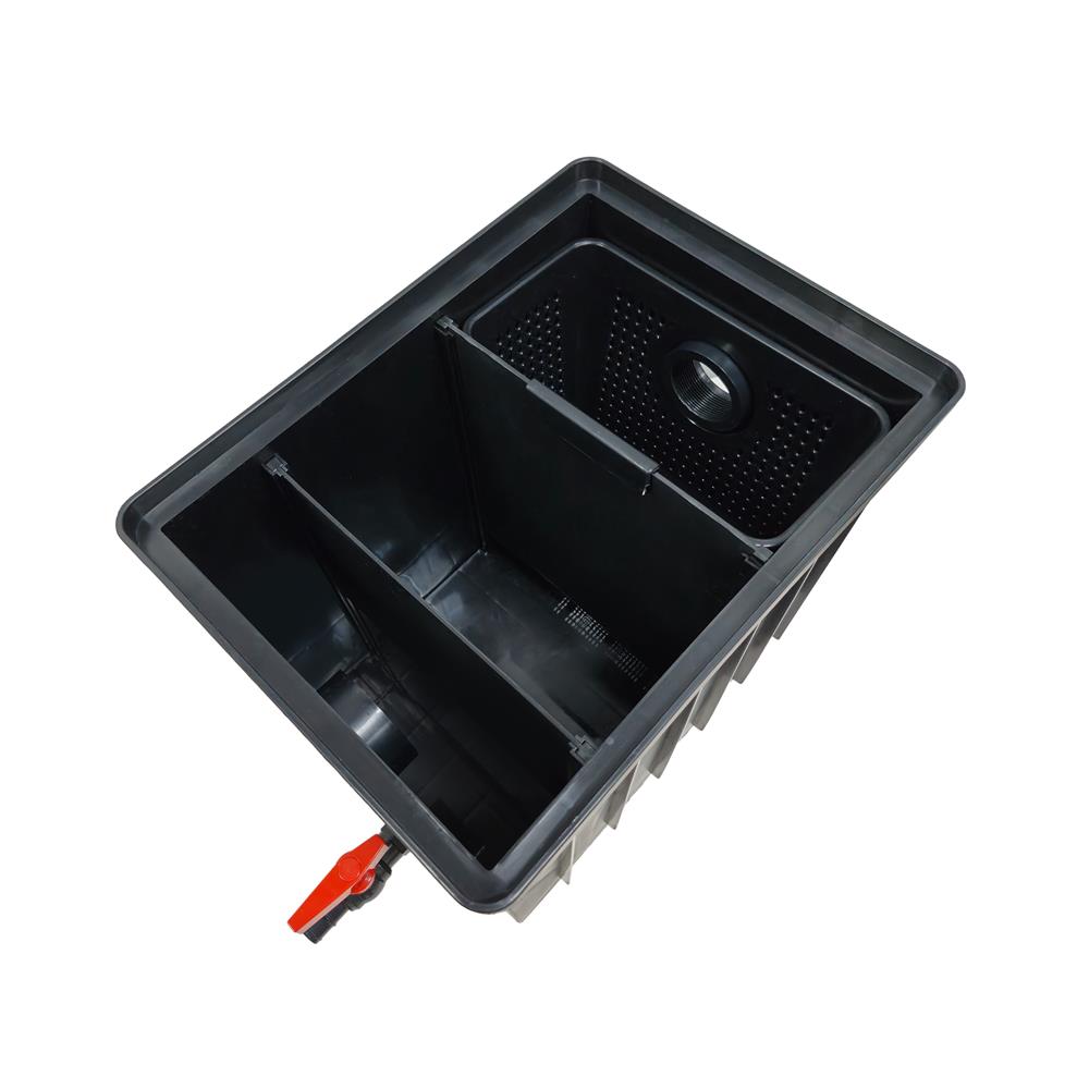 ถังดักไขมัน DEXZON CIRCULAR 17 ลิตร สีดำ