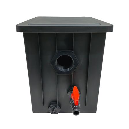 ถังดักไขมัน DEXZON CIRCULAR 17 ลิตร สีดำ_1