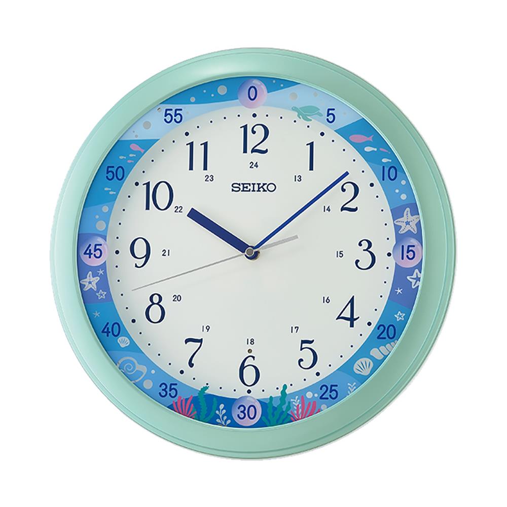 นาฬิกาแขวน SEIKO CLOCKS QHA010M 12.9 นิ้ว สีฟ้า_1