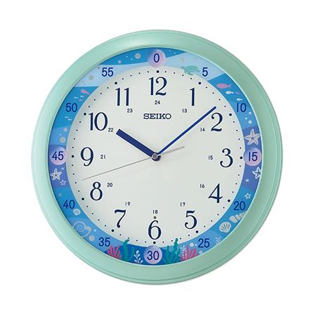 นาฬิกาแขวน SEIKO CLOCKS QHA010M 12.9 นิ้ว สีฟ้า_0