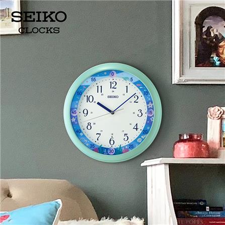 นาฬิกาแขวน SEIKO CLOCKS QHA010M 12.9 นิ้ว สีฟ้า_5