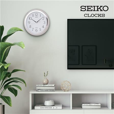 นาฬิกาแขวน SEIKO CLOCKS QXA261S 11.4 นิ้ว สีเงิน_1