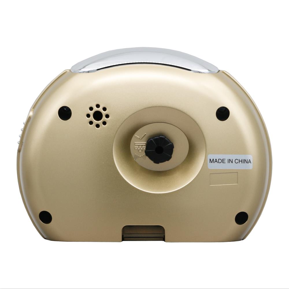 นาฬิกาปลุก SEIKO CLOCKS QHE193G 3.4X4.4 นิ้ว สีทอง