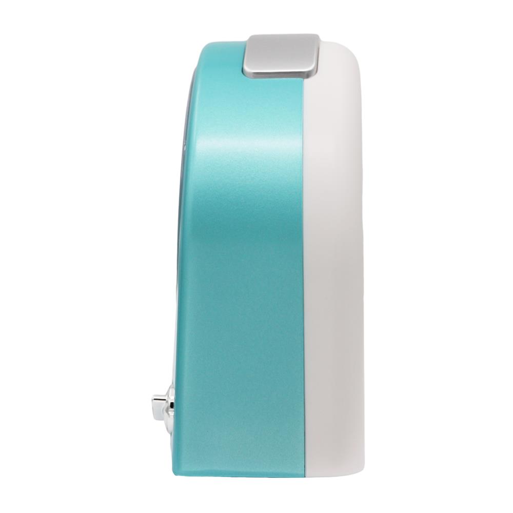 นาฬิกาปลุก SEIKO CLOCKS QHE204L 4.6X4.5 นิ้ว สีฟ้า