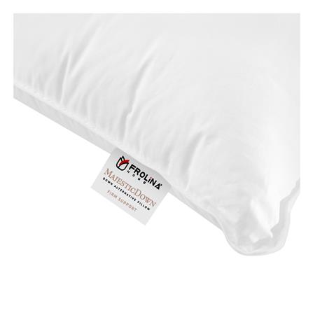 หมอนหนุน ขนห่านเทียม FROLINA MAJESTIC DOWN FIRM II 19x29 นิ้ว สีขาว_3