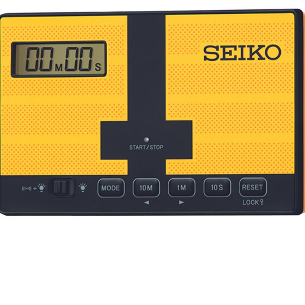 นาฬิกาตั้งโต๊ะ SEIKO CLOCKS QHL098Y 3.9X2.5 นิ้ว สีเหลือง