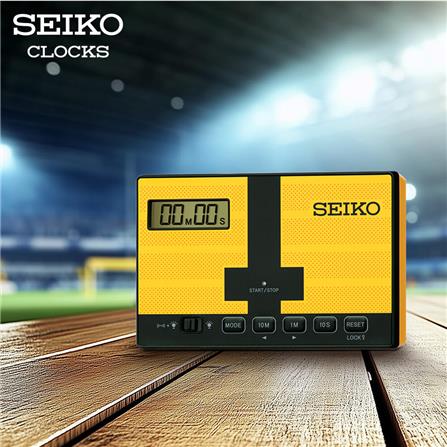 นาฬิกาตั้งโต๊ะ SEIKO CLOCKS QHL098Y 3.9X2.5 นิ้ว สีเหลือง_5