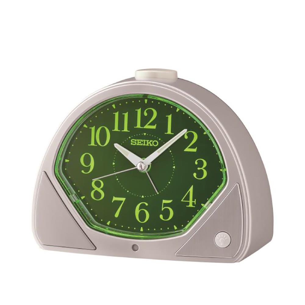นาฬิกาปลุก SEIKO CLOCKS QHK057S 4.5X5.9 นิ้ว สีเงิน