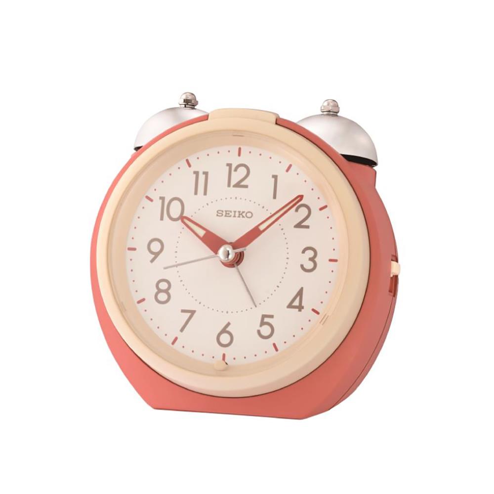 นาฬิกาปลุก SEIKO CLOCKS QHK054R 4.5X4.4 นิ้ว สีแดง