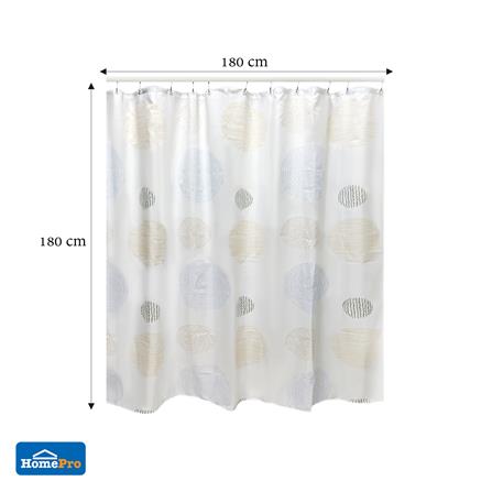 ม่านห้องน้ำ POLYESTER MOYA ACS24325A-SWEET ROPE 180X180 ซม._5