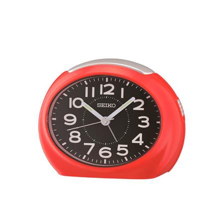 นาฬิกาปลุก SEIKO CLOCKS QHE193R 3.4X4.4 นิ้ว สีแดง