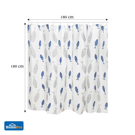ม่านห้องน้ำ POLYESTER MOYA ACS24324A-KOINOBORI 180X180 ซม._5