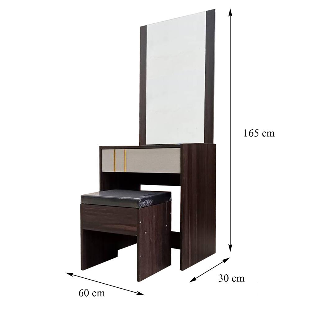 ชุดโต๊ะเครื่องแป้ง FURDINI ATLANTA 60 ซม. สีอคาเซีย/เทา