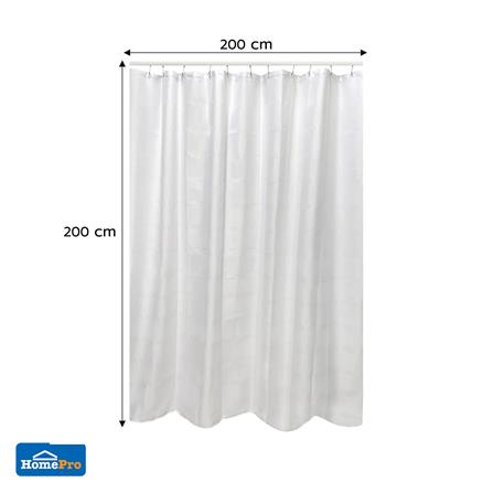 ม่านห้องน้ำ POLYESTER MOYA ST16711-0601-STRIPE 200X200 ซม._6