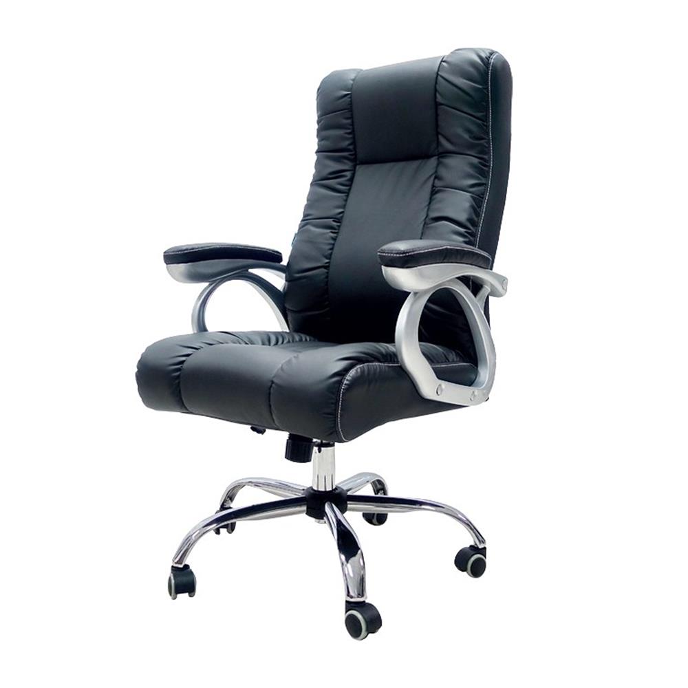 เก้าอี้สำนักงาน R SIMPLE GOOGLE NET/PU สีดำ