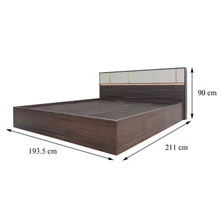 เตียง 6 ฟุต FURDINI ATLANTA สีอคาเซีย/เทา_3