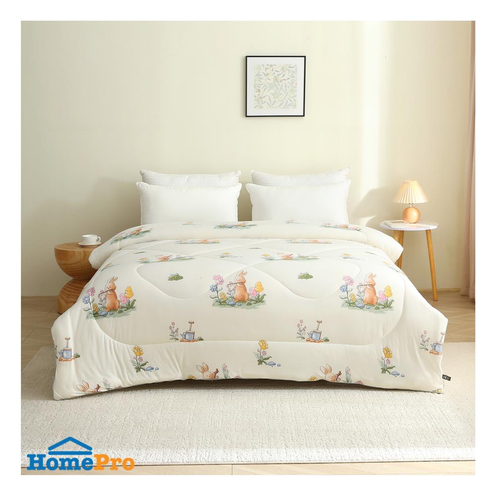 ผ้าห่ม HOME LIVING STYLE MUSICAL 70X90 นิ้ว สี WHITE