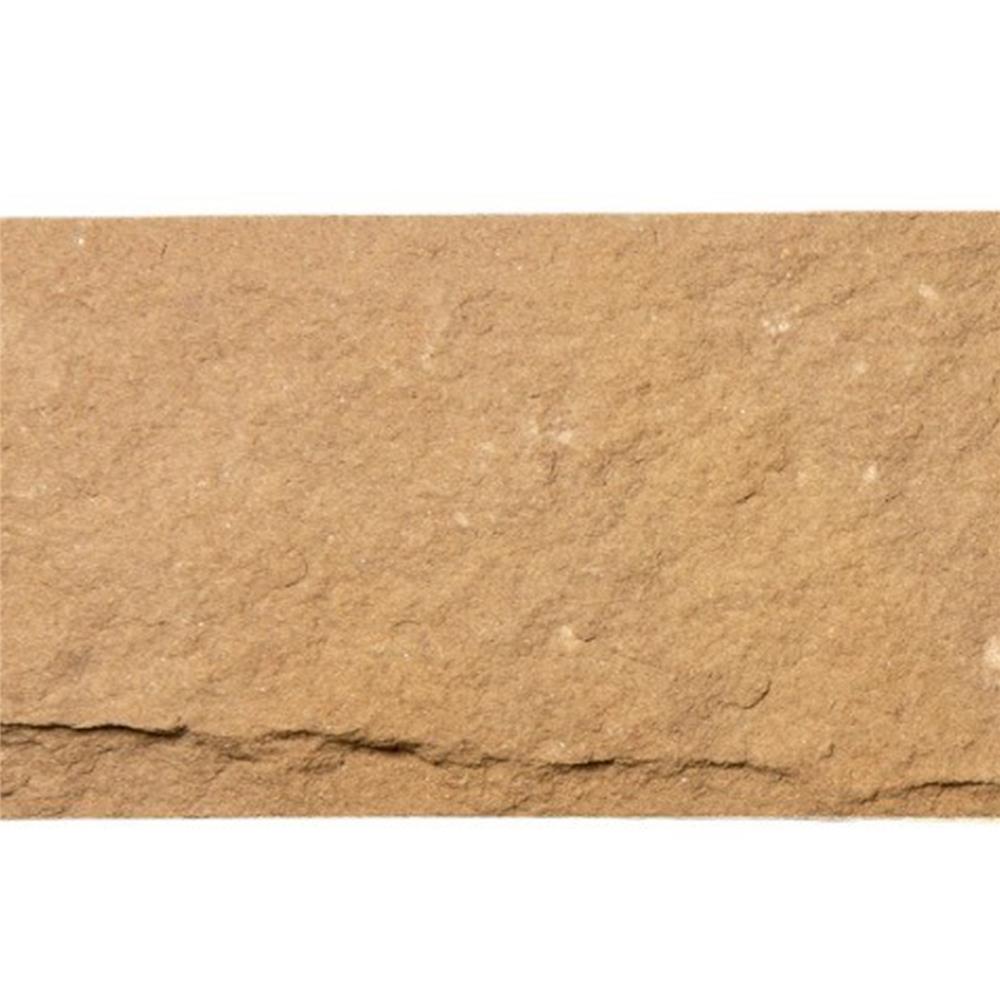 หินทราย 5x20 ซม. หินโคราช สีเหลืองทอง