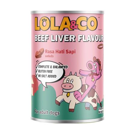 อาหารเปียกสุนัข LOLA&CO BEEF LIVER FLAVOUR 400 ก._0
