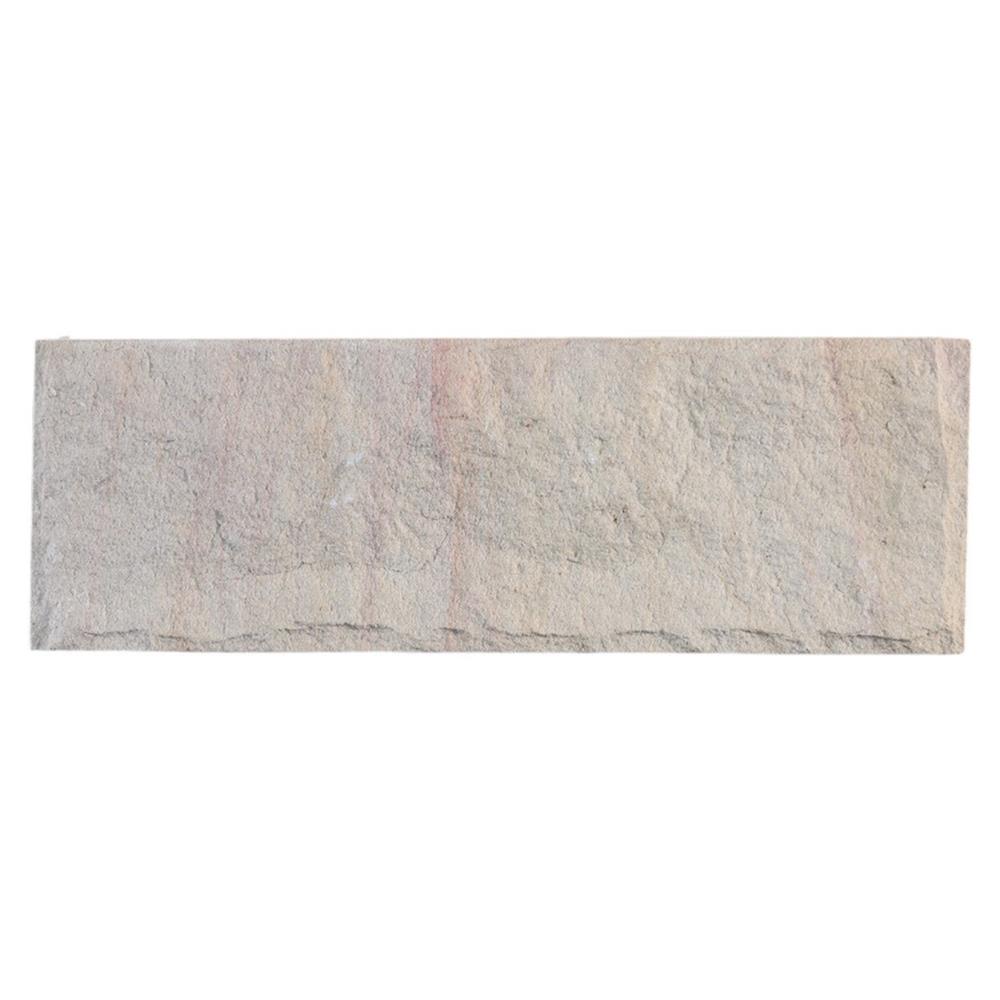 หินทราย 5x20 ซม. หินโคราช สีขาวลาย