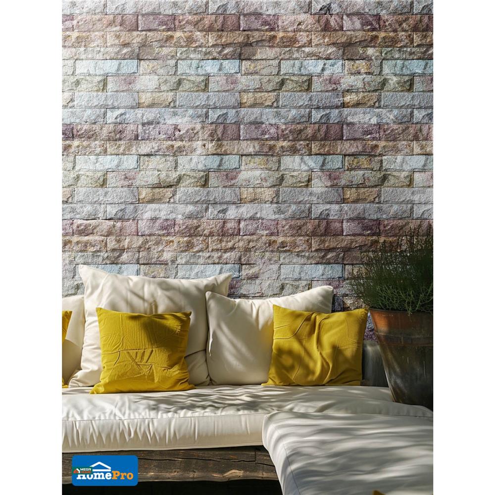 หินทราย 5x20 ซม. หินโคราช สีขาวลาย