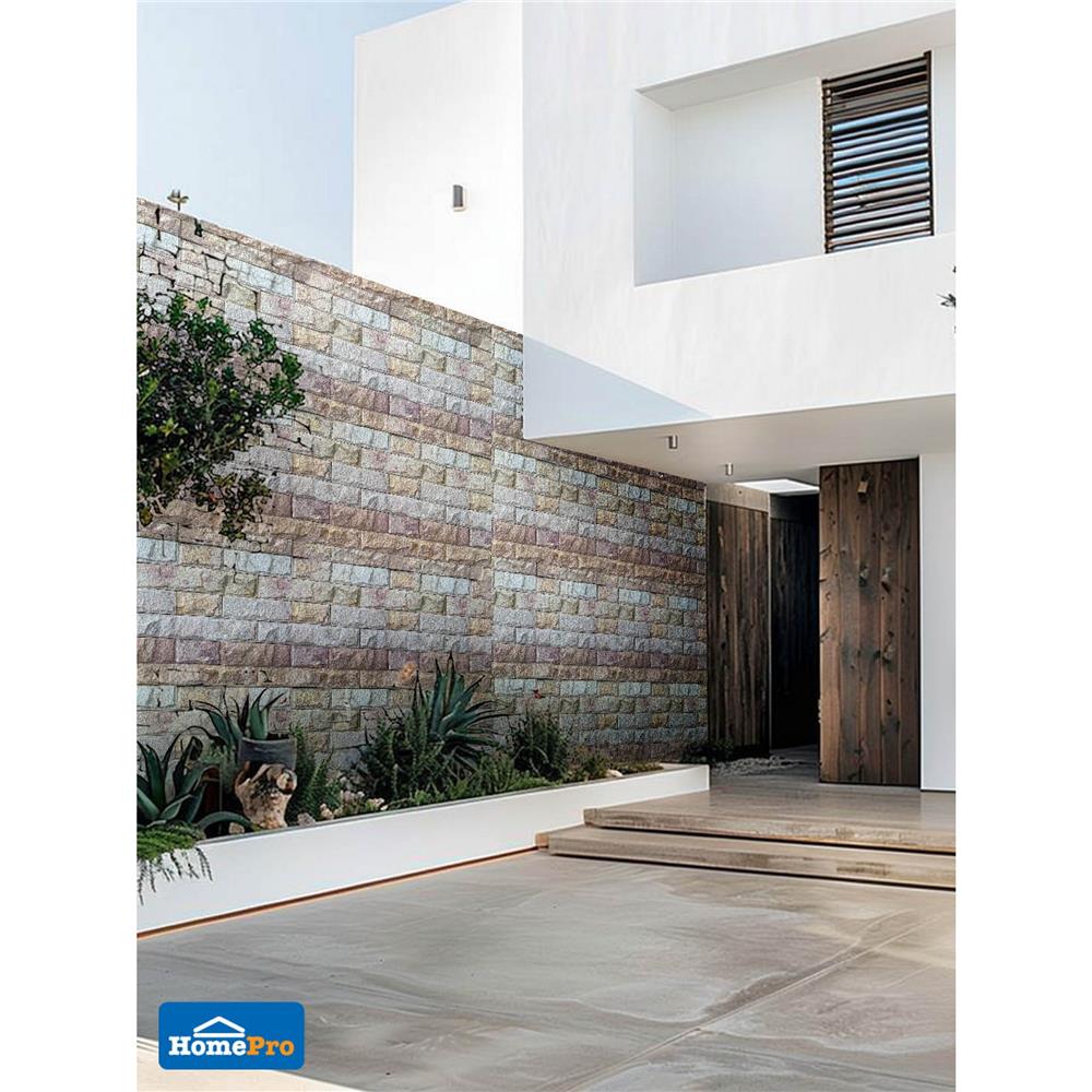 หินทราย 5x20 ซม. หินโคราช สีขาวลาย