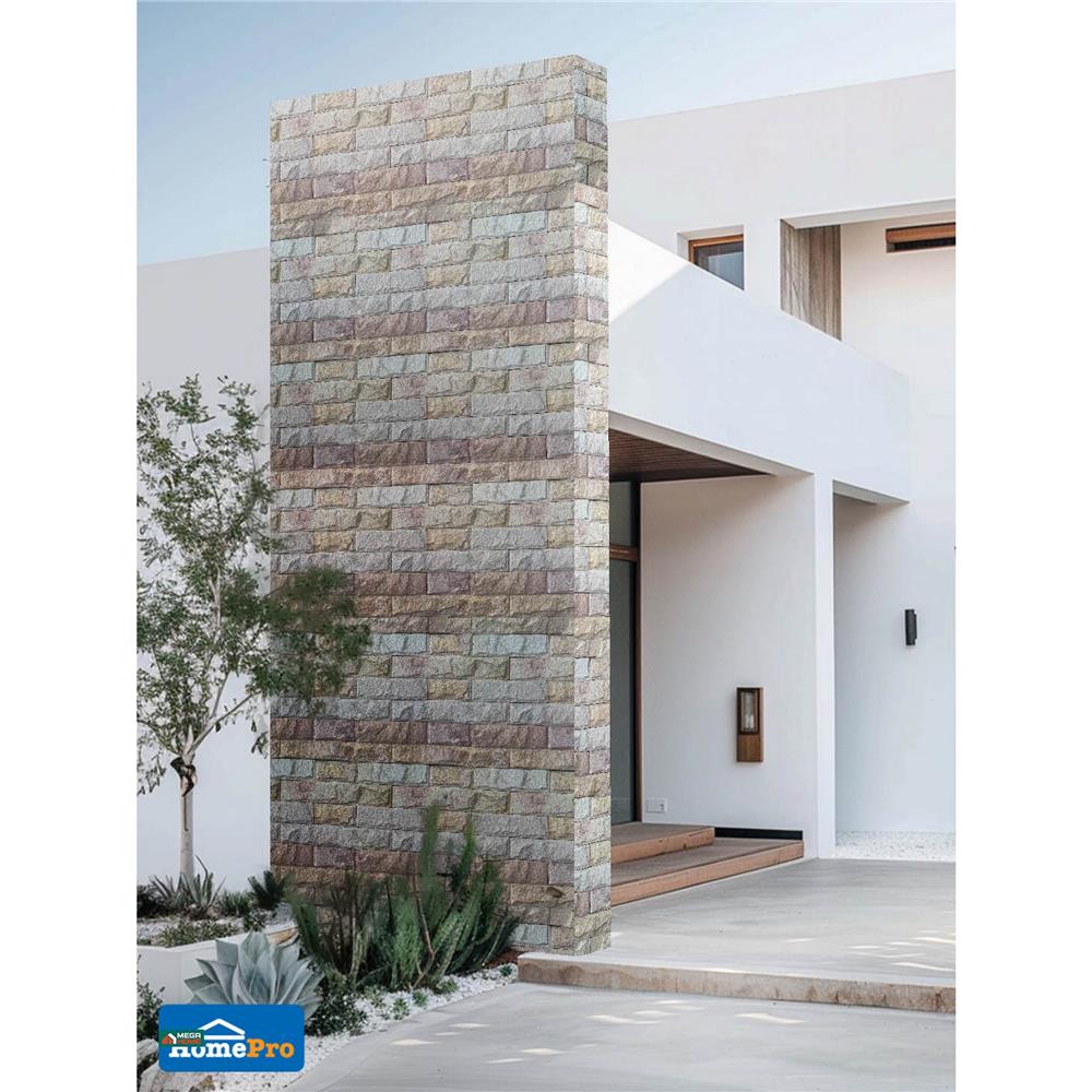 หินทราย 5x20 ซม. หินโคราช สีขาวลาย