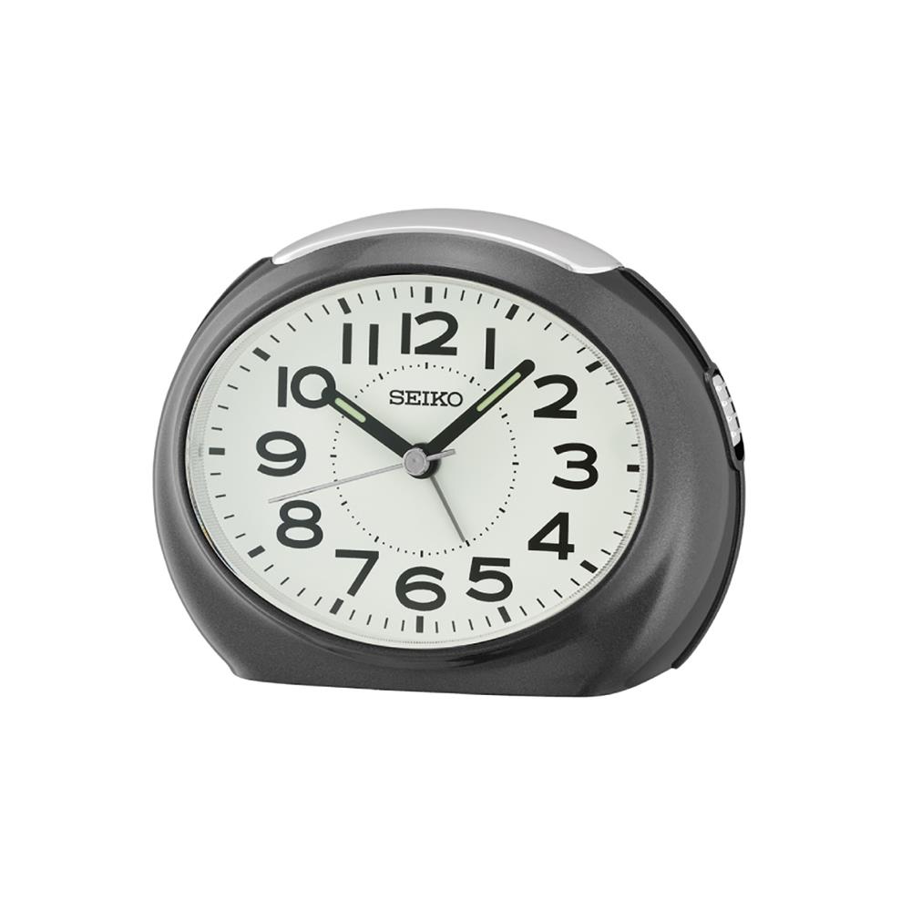 นาฬิกาปลุก SEIKO CLOCKS QHE193K 3.4X4.4 นิ้ว สีดำ_1