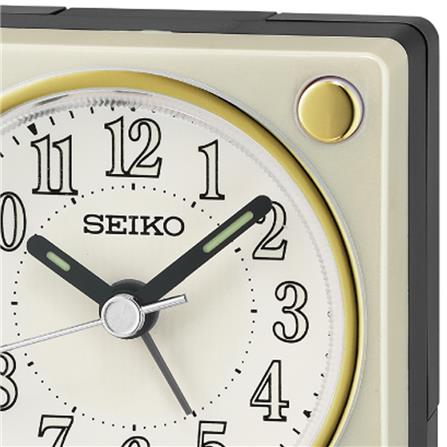 นาฬิกาปลุก SEIKO CLOCKS QHE197W 2.5 นิ้ว สีขาว_1