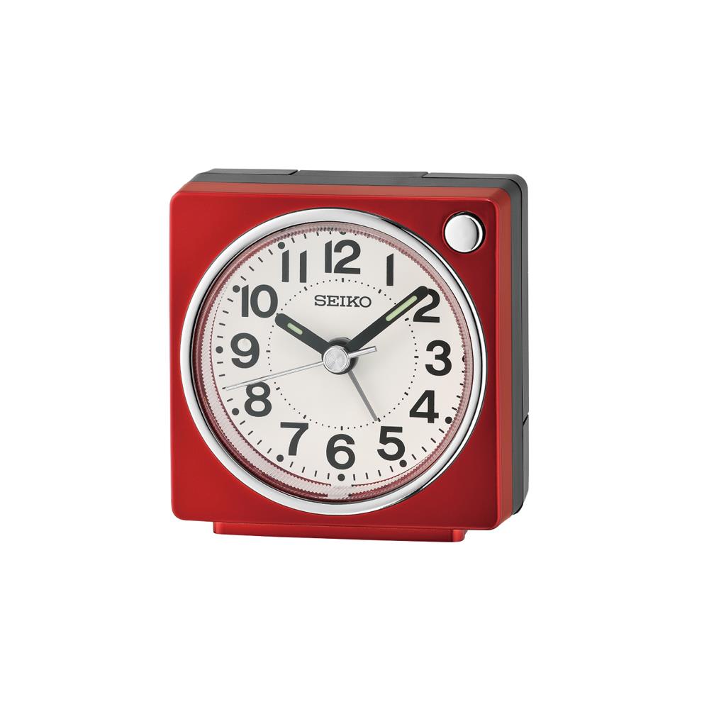นาฬิกาปลุก SEIKO CLOCKS QHE196R 2.5 นิ้ว สีแดง