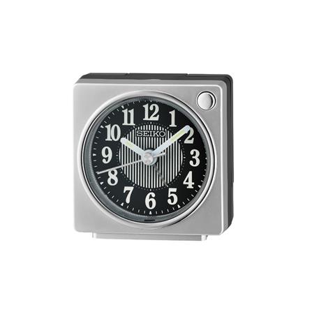 นาฬิกาปลุก SEIKO CLOCKS QHE197S 2.5 นิ้ว สีเงิน