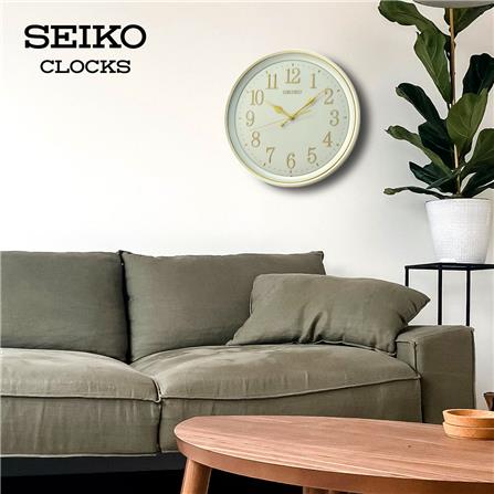 นาฬิกาแขวน SEIKO CLOCKS QXA798W 13.3 นิ้ว สีขาว_1