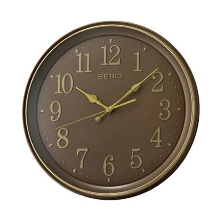 นาฬิกาแขวน SEIKO CLOCKS QXA798B 13.3 นิ้ว สีน้ำตาล_0